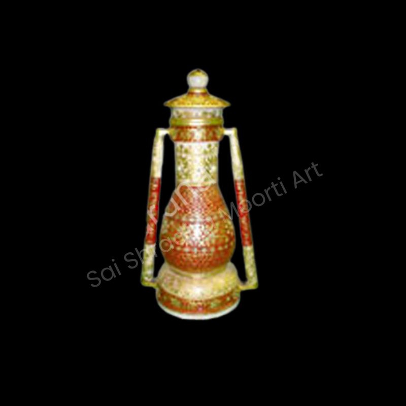 Marble Gold painted Lamp