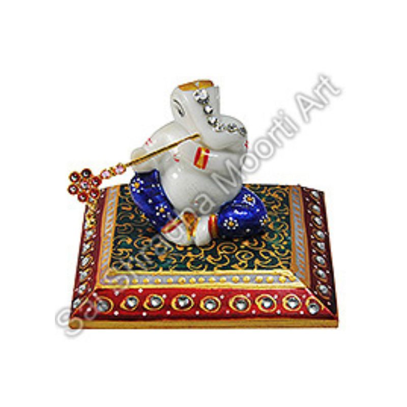 Decorative Marble Ganesha Idol