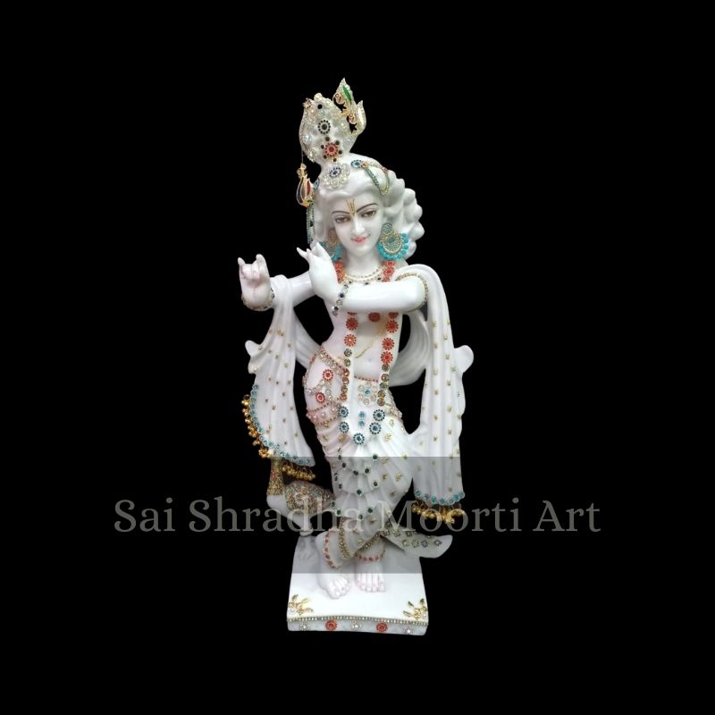 Shri Ram Darbar Marble Statue